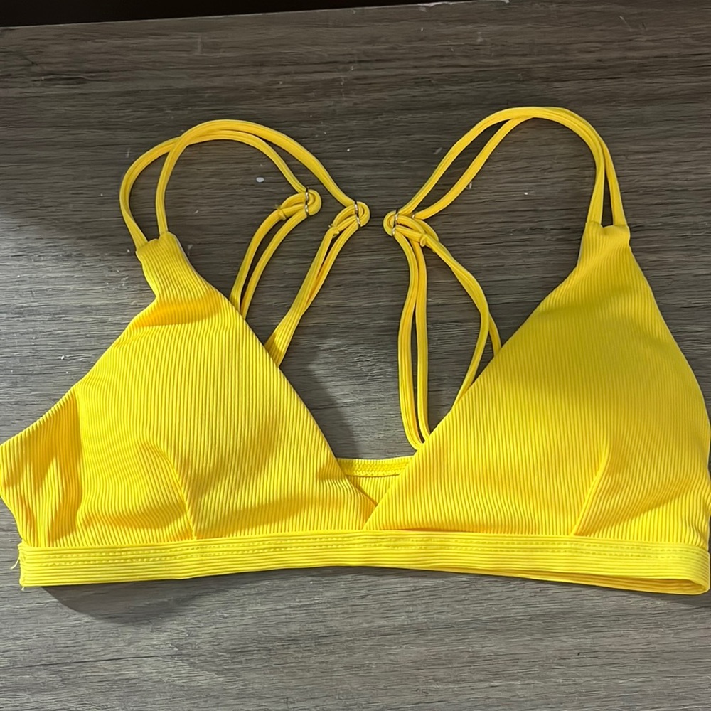 Yellow Bikini Top